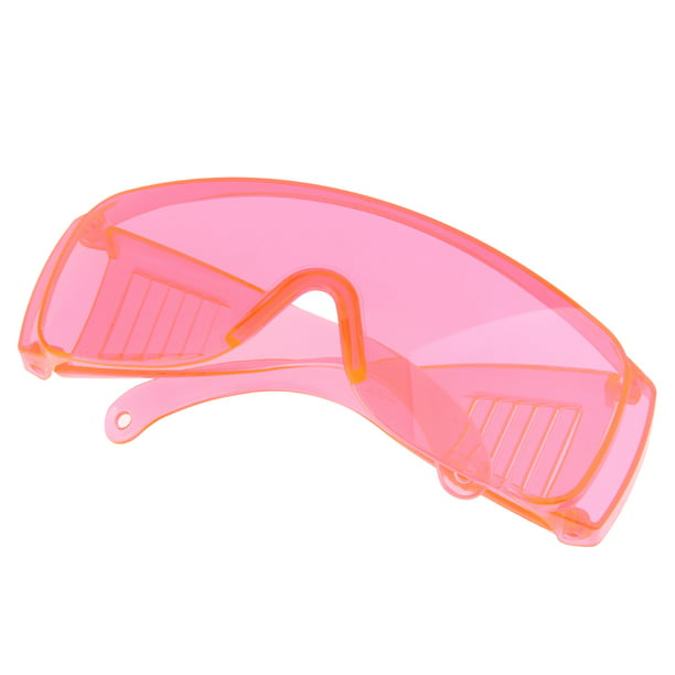 PC Safety Protective Work Safe Goggle Welding Eye Protection Glass Orange